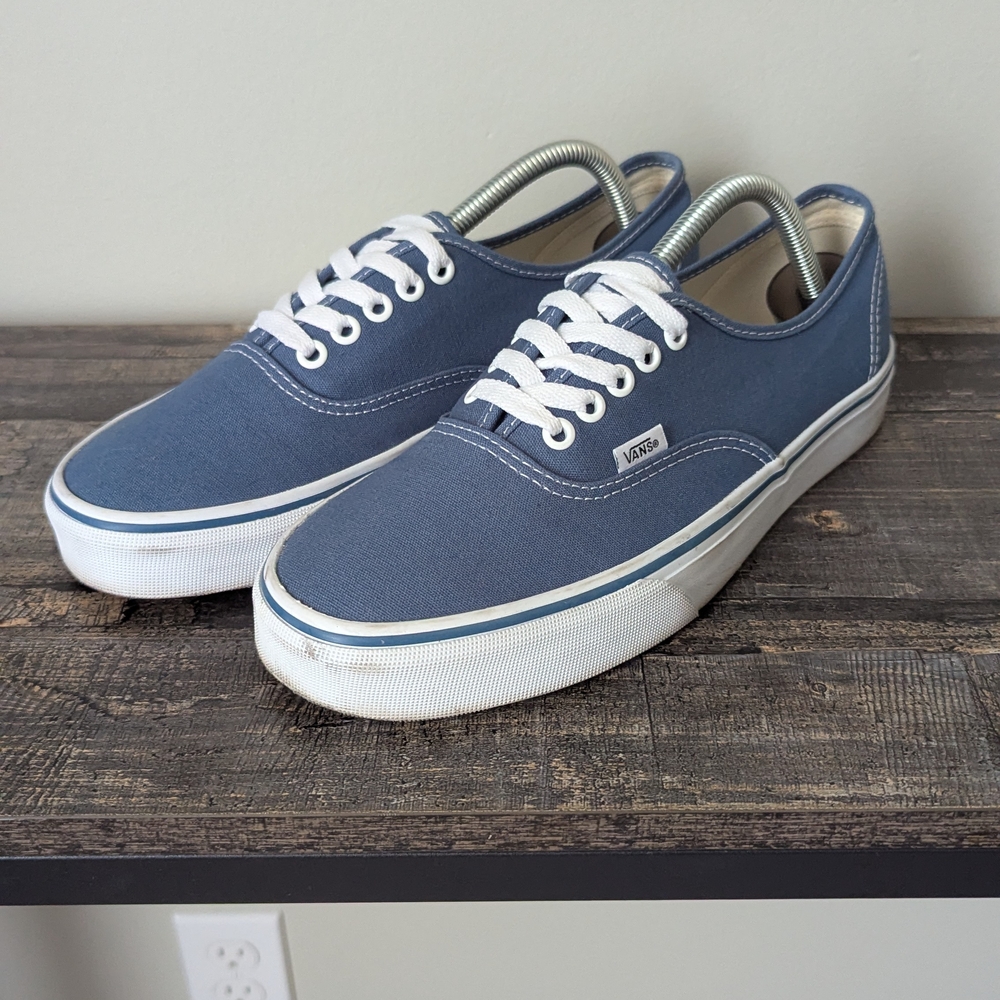 Vans Men's Blue Canvas Sneakers